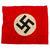 Original German WWII NSDAP National Socialist 14" x 20" Pennant and Small 11" x 14" Flag Set