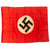 Original German WWII NSDAP Small Double Sided National Political Flag - 20 ¼" x 27 ½"