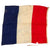 Original France WWI / WWII French Tricolor National Flag with Halyard - 35 x 44” New Made Items