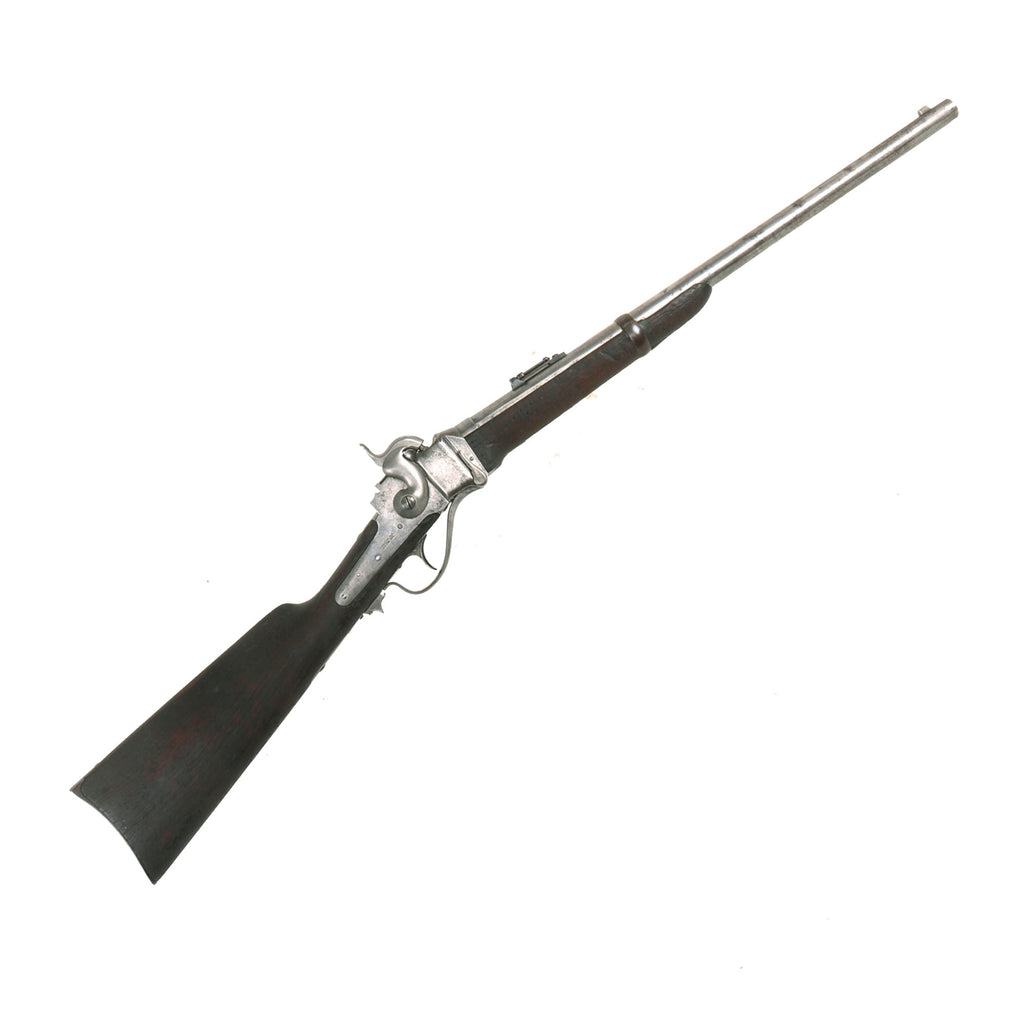 Original U.S. Civil War Sharps New Model 1863 Vertical Breech Saddle-Ring Carbine - Serial C,21689 - Unconverted Original Items