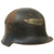 Original German WWII Early M34 Civic Square Dip Luftschutz Air Defense Steel Helmet - Service Worn Original Items