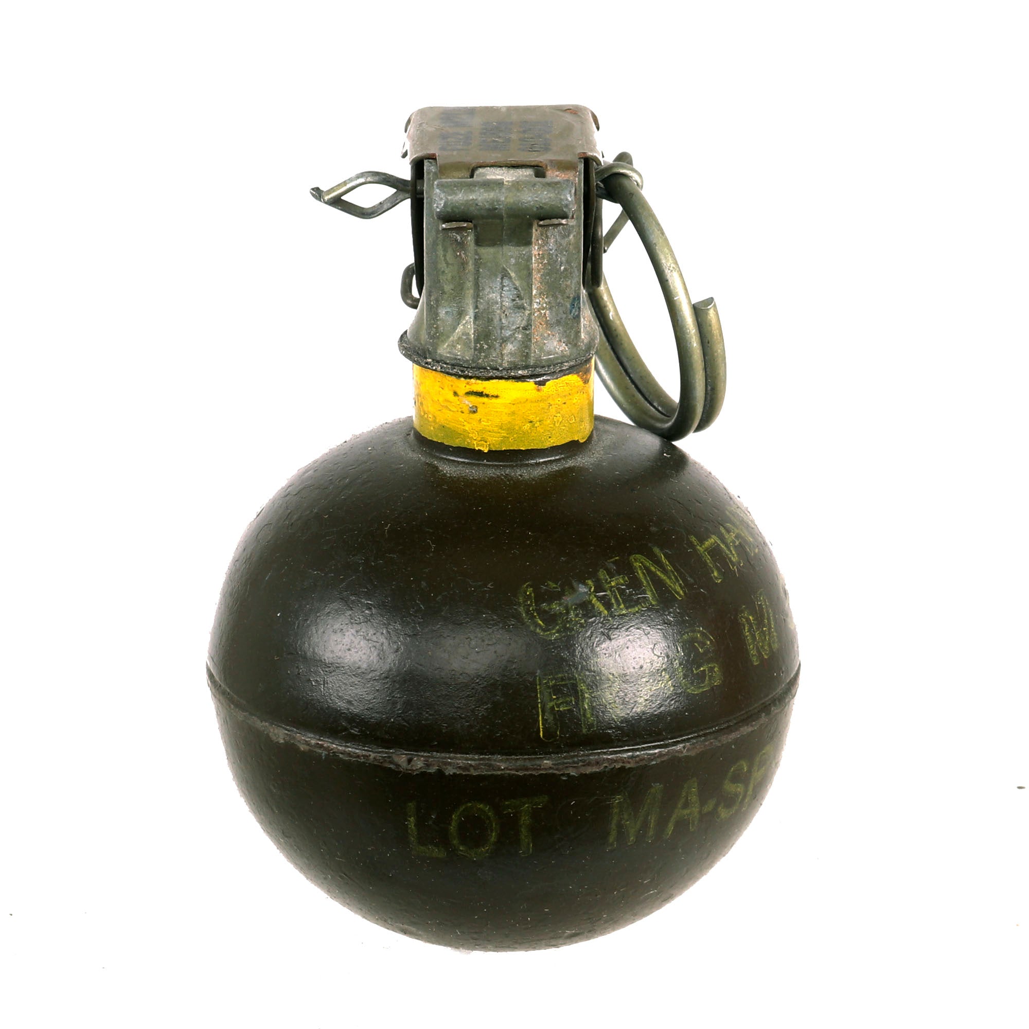 Original U.S. Vietnam War Era Inert M67 Fragmentation Hand Grenade Wit ...