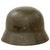 Original German WWII Army Heer M35 Former Double Decal Helmet with 56cm Liner & Broken Chinstrap - EF64 Original Items