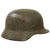 Original German WWII Army Heer M35 Former Double Decal Helmet with 56cm Liner & Broken Chinstrap - EF64 Original Items