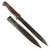 Original German WWII 98k 1944 dated Bayonet by E. & F. Hörster with Scabbard - 44asw - Matching Serial 5058 Original Items