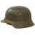Original German WWII Named No Decal Army Heer M42 Helmet with 59cm Liner & Chinstrap - hkp66 Original Items