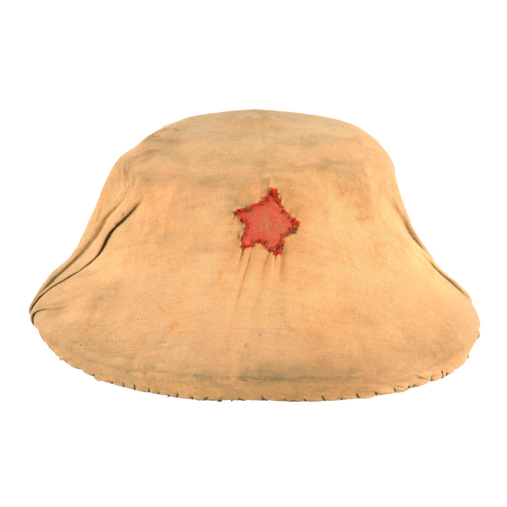 Original Vietnam War North Vietnamese Army (NVA) / Vietcong (VC) Pith Helmet - “Last Ditch” Pressed Paper Construction Original Items