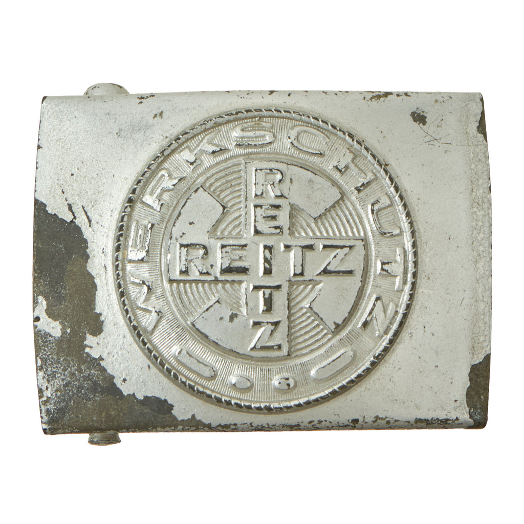 Original German WWII E. Reitz Uniformwerke of Antwerp Werkschutz Factory Protection Belt Buckle