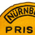 Original U.S. Post-WWII Nürnberg Trials Prison Cook Semi-Circle Yellow Prisoner Uniform Patch - 6 x 9½”