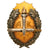 Original Estonian Pre-WWII Military Badge of School of Non-Commissioned Officers by Roman Tavast - Screw-back Original Items