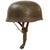 Original German WWII Early M-38 Luftwaffe Fallschirmjäger Paratrooper Helmet with Complete 59cm Liner and Chinstraps - ET71 Original Items