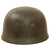 Original German WWII Single Decal M-38 Luftwaffe Fallschirmjäger Paratrooper Helmet with Relic Liner - ET68