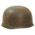 Original German WWII Single Decal M-38 Luftwaffe Fallschirmjäger Paratrooper Helmet with Relic Liner - ET68