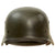 Original German WWII Named Double Decal NSDAP Civic Police M35 Steel Combat Helmet with 56cm Liner & Chinstrap - NS64 Original Items