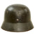 Original German WWII Named Double Decal NSDAP Civic Police M35 Steel Combat Helmet with 56cm Liner & Chinstrap - NS64 Original Items