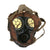 Original Imperial German WWI M1917 Ledermaske Gas Mask with Can & Spare Lenses