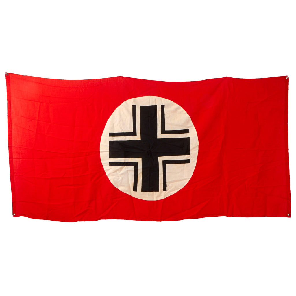 Original German WWII Unissued Balkenkreuz (Beam Cross) Panzer Tank & Vehicle Identification Flag - 39" x 76" Original Items