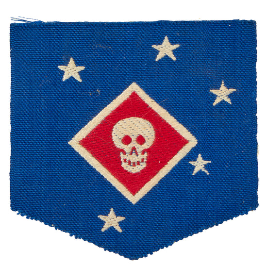 Original U.S. WWII USMC Raider Australian-Made Bevo-Woven Shoulder Patch