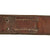 Original German WWII 1943 Dated Luftwaffe Leather Belt with Painted Steel Buckle by Ebberg & Co. of Lüdenscheid