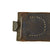 Original German WWII 1943 Dated Luftwaffe Leather Belt with Painted Steel Buckle by Ebberg & Co. of Lüdenscheid