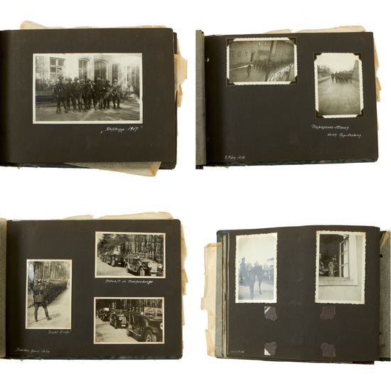 Original German Pre-WWII 1934 Waffen-SS SS-Sonderkommando Personal Photo Album - 123 Photographs Total