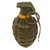 Original U.S. WWII Inert MkII Pineapple Grenade with Yellow Ring & M10A3 Fuze