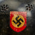 Original German WWII M34 Civic Square Dip NSDAP Double Decal Police Steel Helmet with Liner & Chinstrap - Ordnungspolizei Original Items