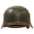 Original German WWII Army Heer M35 Former Double Decal Camouflage Helmet with 1937 Dated 55cm Liner & Chinstrap - SE62