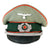 Original German WWII Named and Regt. Marked Army Heer Artillery Officers Schirmmütze Visor Crush Cap - Service Damaged