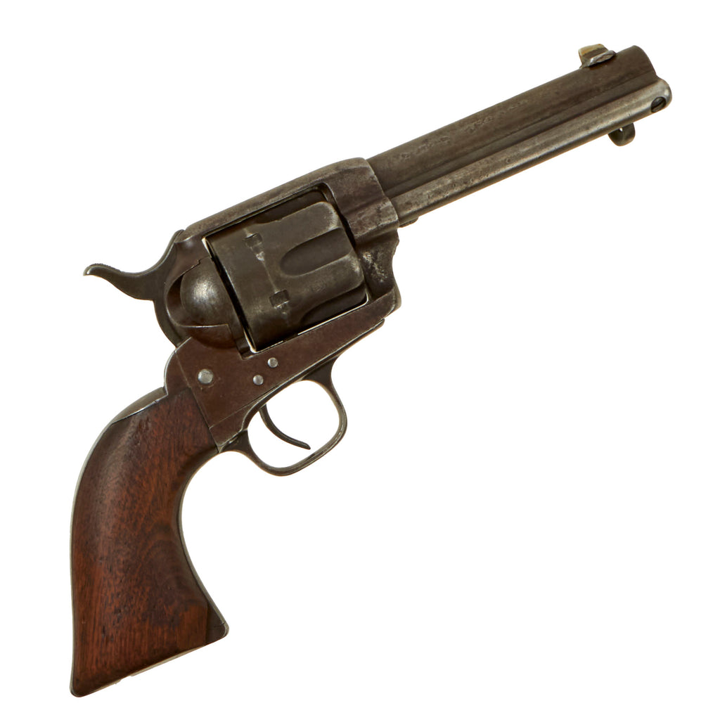 Original U.S. Colt .45cal Single Action Army Revolver made in 1876 with Shortened 4 ¾" Barrel - Matching Serial 24904