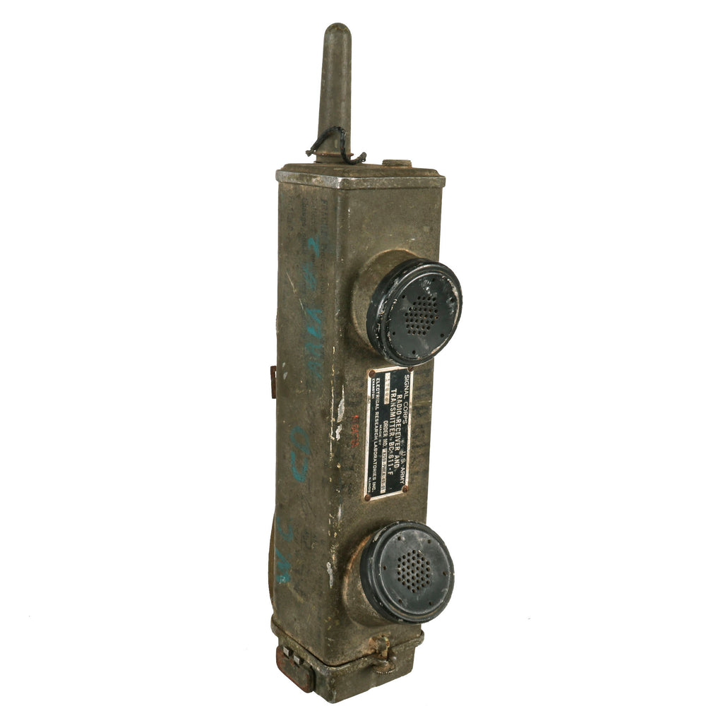 Original U.S. WWII Handie Talkie SCR-536 Radio Transceiver BC-611 -F by Electrical Research Laboratories