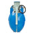 Original Spanish & German Collection of Four Modern Blue Plastic Grenades - Inert