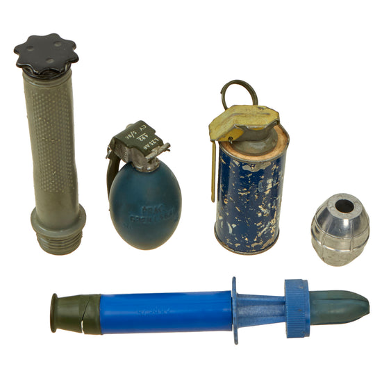 Original Cold War Era British, Austrian, & German Training Grenades - L56A1