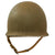 Original U.S. WWII Named Navy Navigation Brigade McCord M1 Fixed Bale Front Seam Helmet with Rare Hawley Paper Liner - Named to Survivor of USS Astoria Sinking