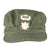 Original U.S. Vietnam War HBT Cap with Theater Made Paratrooper Lieutenant Colonel Insignia - Size 7