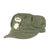 Original U.S. Vietnam War HBT Cap with Theater Made Paratrooper Lieutenant Colonel Insignia - Size 7