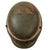 Original Imperial German WWI M16 Stahlhelm Helmet with Panel Camouflage Paint & Partial Chinstrap - Marked TJ66