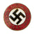 Original German NSDAP Party Enamel Membership Badge Pin by Werner Redo of Saarlautern - RZM M1/100