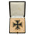 Original German WWII Iron Cross First Class 1939 with Pinback in Case - EKI - Unmarked Original Items