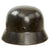 Original German WWII Luftwaffe M35 Double Decal Steel Helmet with 56cm Liner & Chinstrap - marked Q66 Original Items