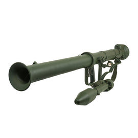 Original U.S. M20 A1 B1 3.5 Inch Super Bazooka Deactivated Rocket Launcher by Birtman Elec. Co. with Inert Practice Rocket