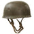 Original German WWII Early Single Decal M-38 Luftwaffe Fallschirmjäger Paratrooper Helmet with Complete 59cm Liner and Chinstraps - ET71 Original Items