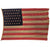 Original U.S. Spanish American War Large 45 Star Wool National Flag - 8 x 12 Feet Original Items