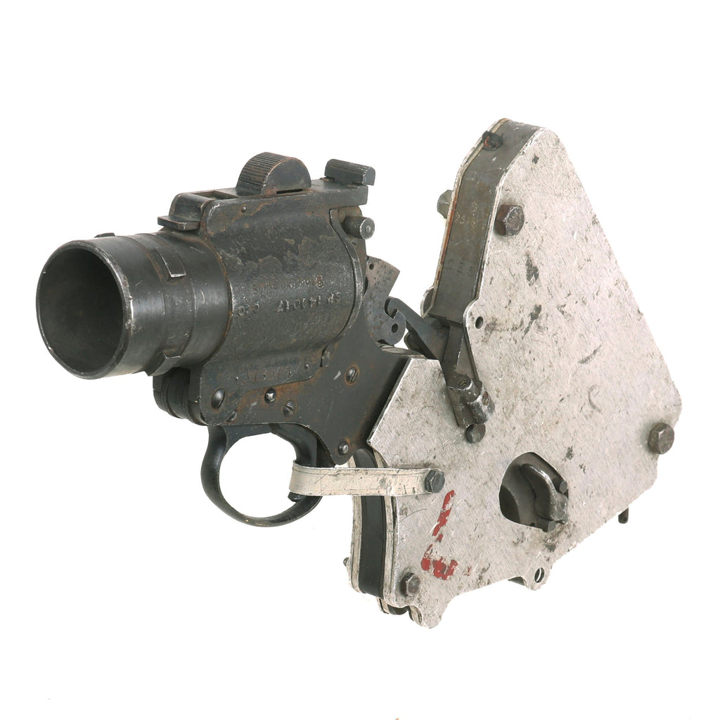 Original British WWII SM No. 4 Mk. I Aircraft Flare Gun with Attachment & Switch - Serial A13987 - Dated 1945 Original Items