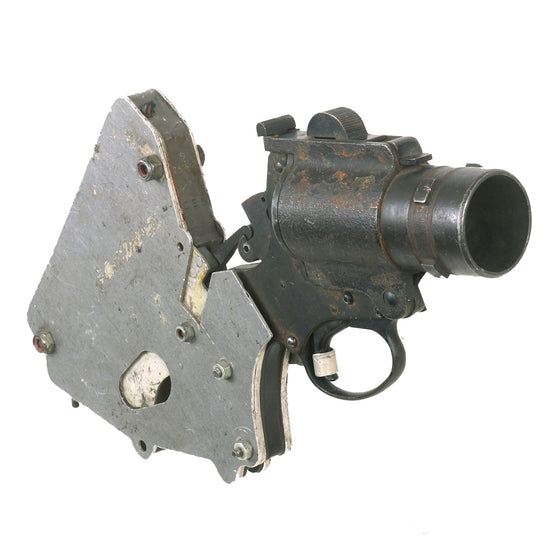 Original British WWII SM No. 4 Mk. I Aircraft Flare Gun with Attachment & Switch - Serial A13987 - Dated 1945 Original Items