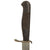 Original German WWI Trench Fighting Knife with Ribbed Grips & Original Rolled Steel Scabbard