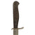 Original German WWI Trench Fighting Knife with Ribbed Grips & Original Rolled Steel Scabbard