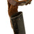 Original German WWI Trench Fighting Knife with Ribbed Grips & Original Rolled Steel Scabbard