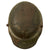 Original German WWI M16 Stahlhelm Helmet with Panel Camouflage Paint & Full M17 Liner with Detached Chinstrap - Marked BF64