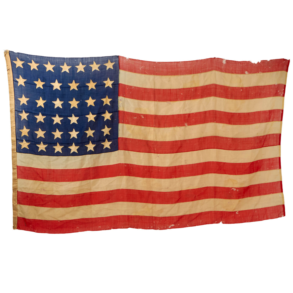 Original U.S. Reconstruction Era 37-Star (1867-1877) Handsewn United States National Flag - 5 x 8 Feet